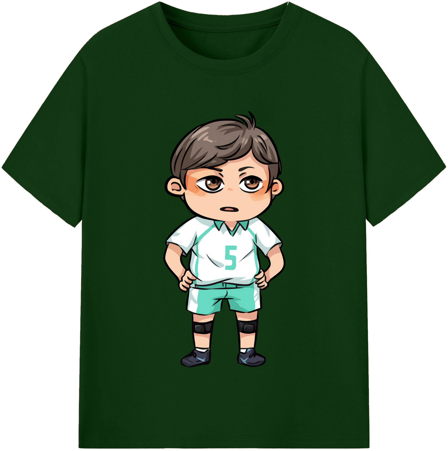 （画像用） ハイキュー!! Haikyu!! 綿100％半袖Tシャツ（フロントプリント）